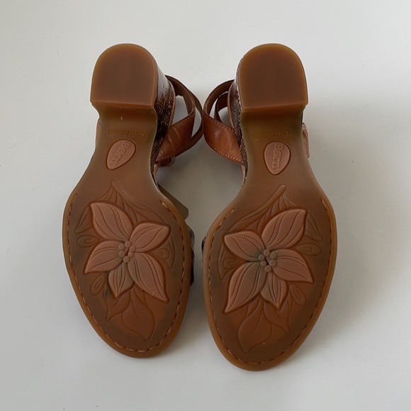 NWT Born Frilli Natural/Snake Sandal Size 6 - Picture 13 of 13